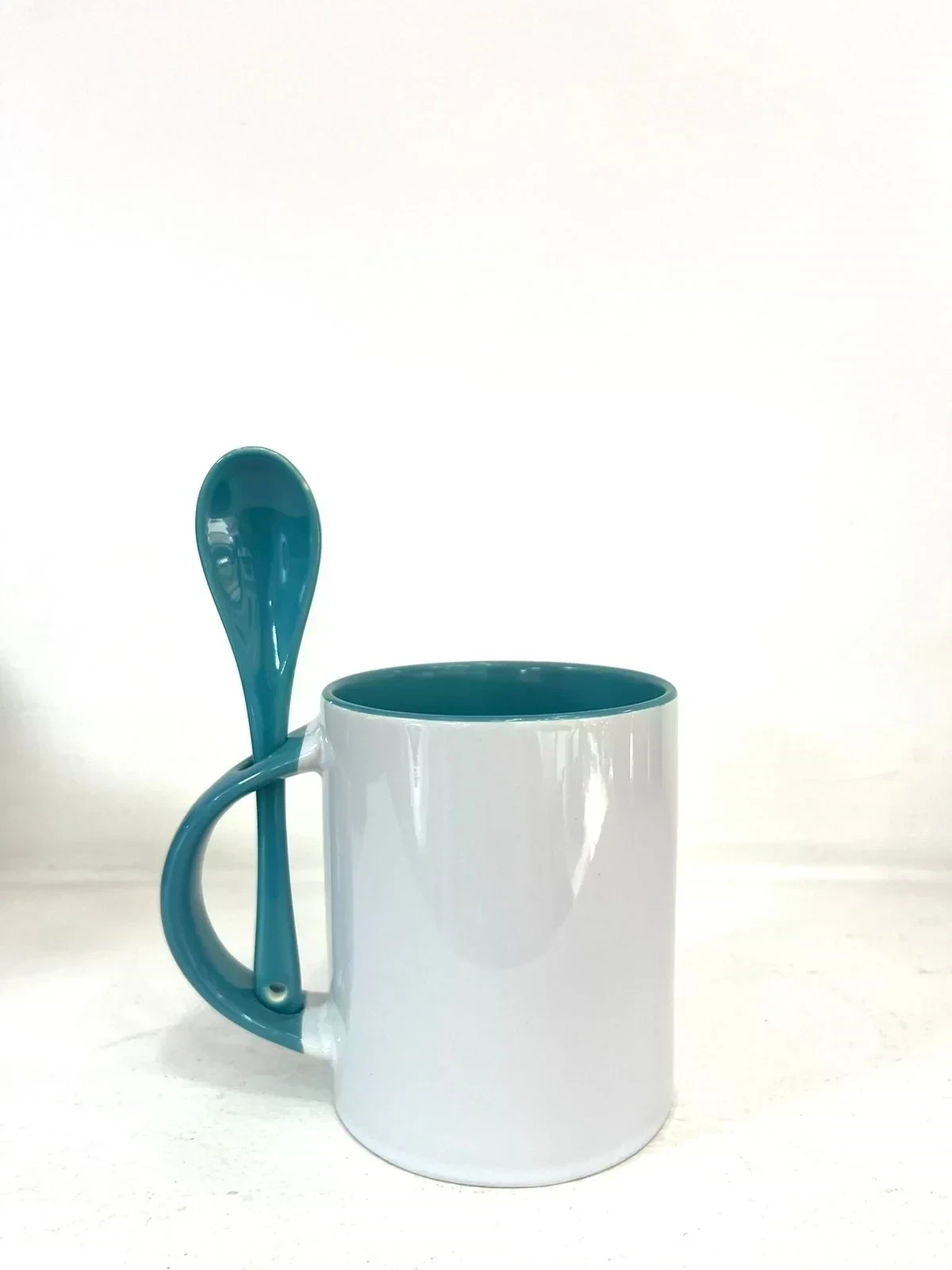 Mug Fondo Color Cuchara 11 Onz 6