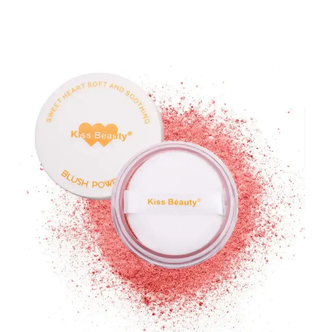 4 Blush en Polvo Kiss Beauty