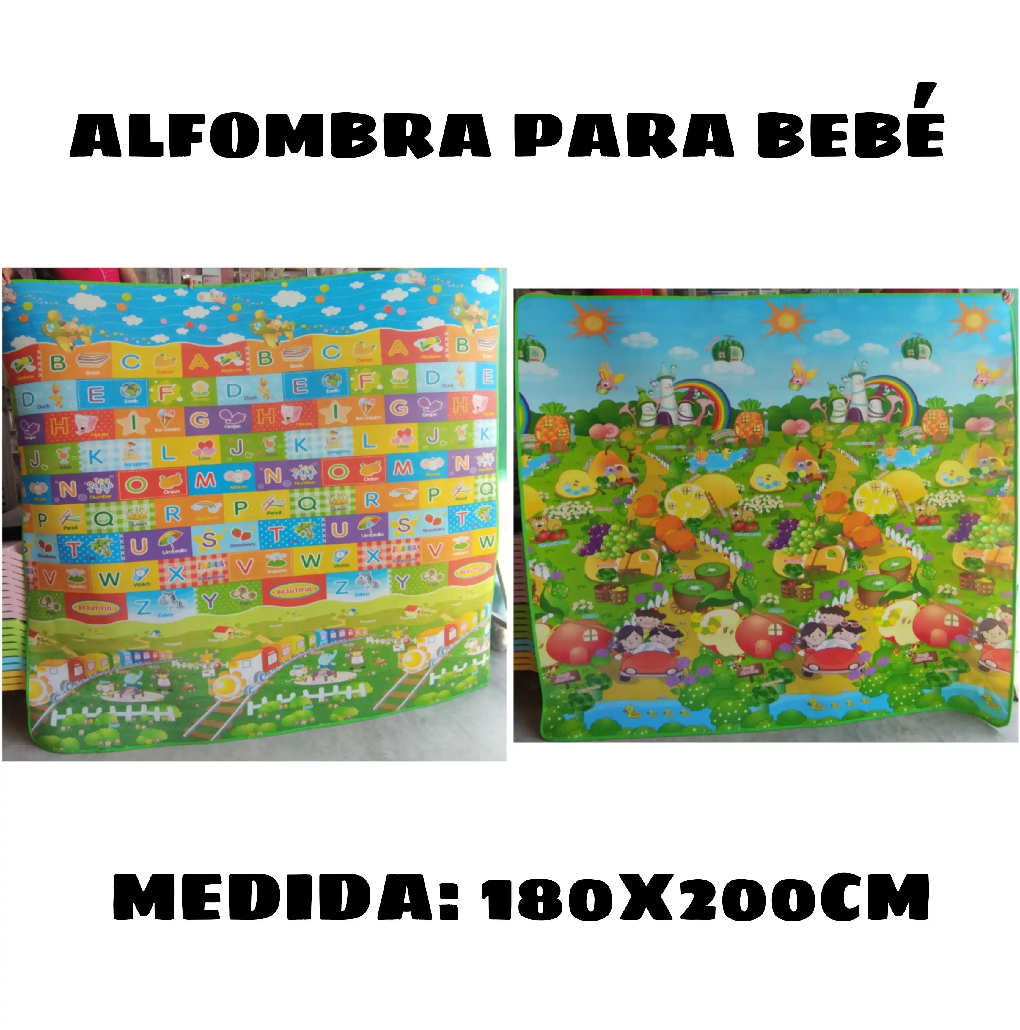 Alfombra para bebé grande 4
