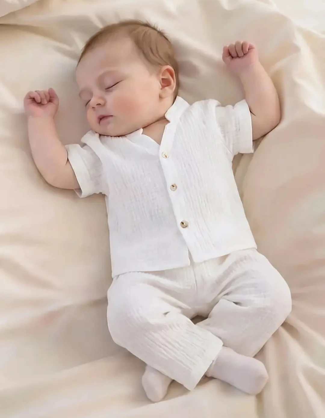 TRAJE BLANCO BEBE