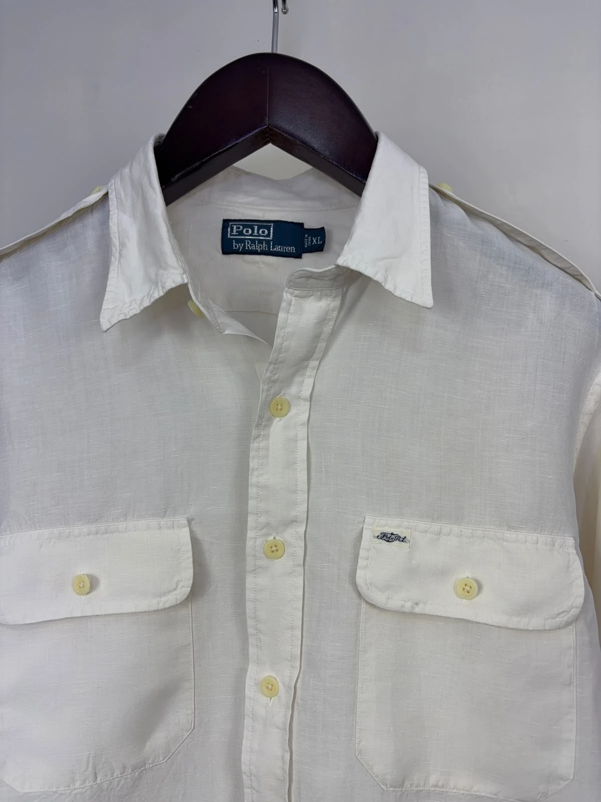 POLO RALPH LAUREN SAFARI LINEN SHIRT 4