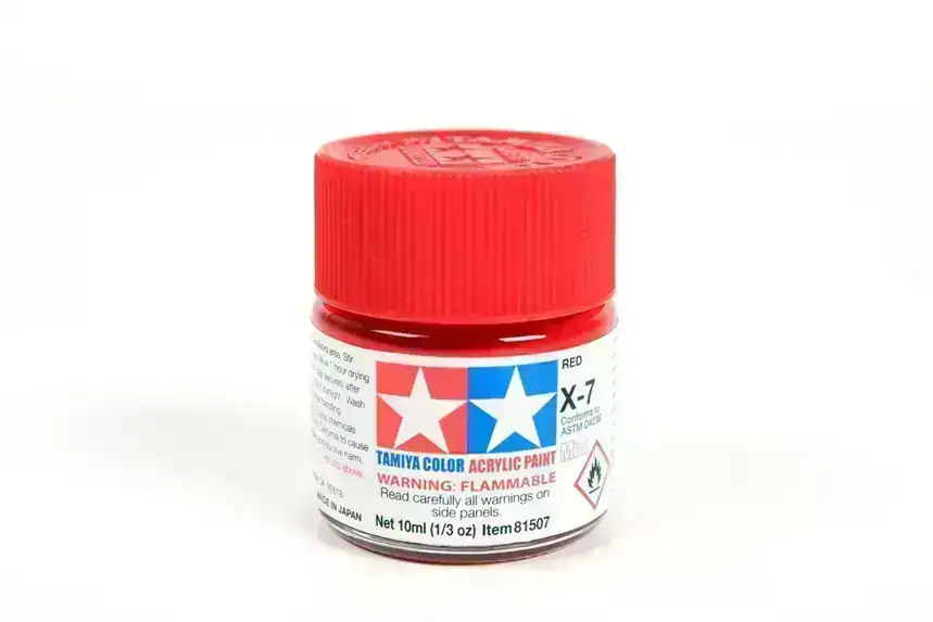 ACRYLIC MINI X-7 RED