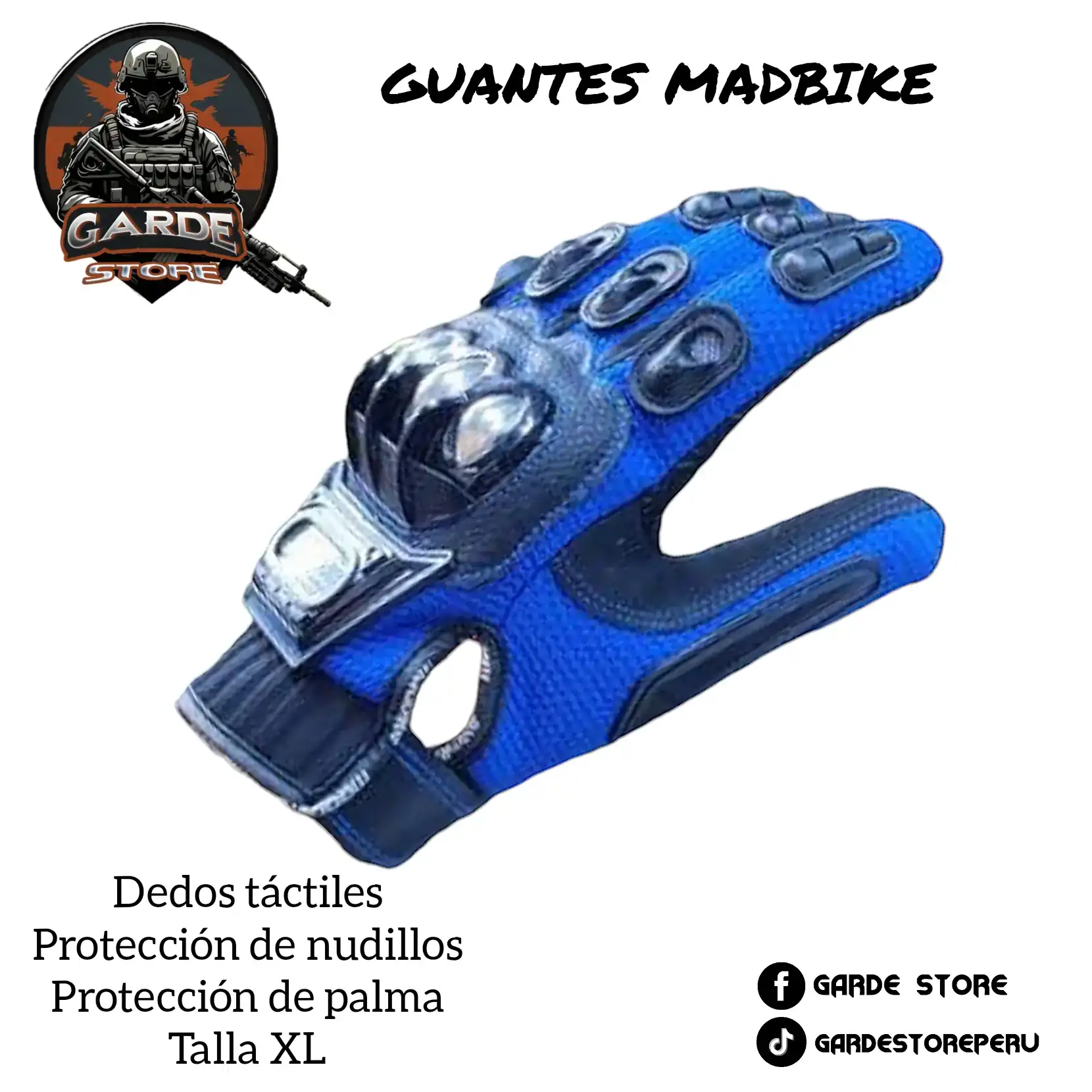 Guantes MADBIKE reforzado.  4