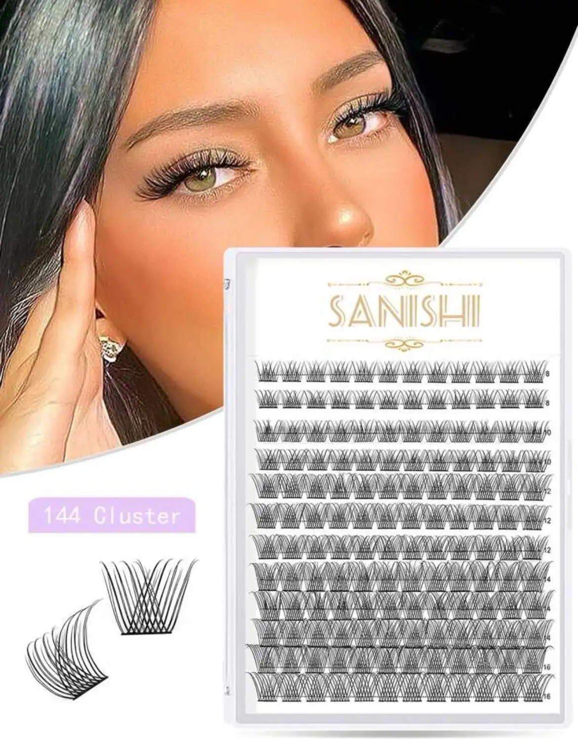 Pestañas 1x1 sanishi 144