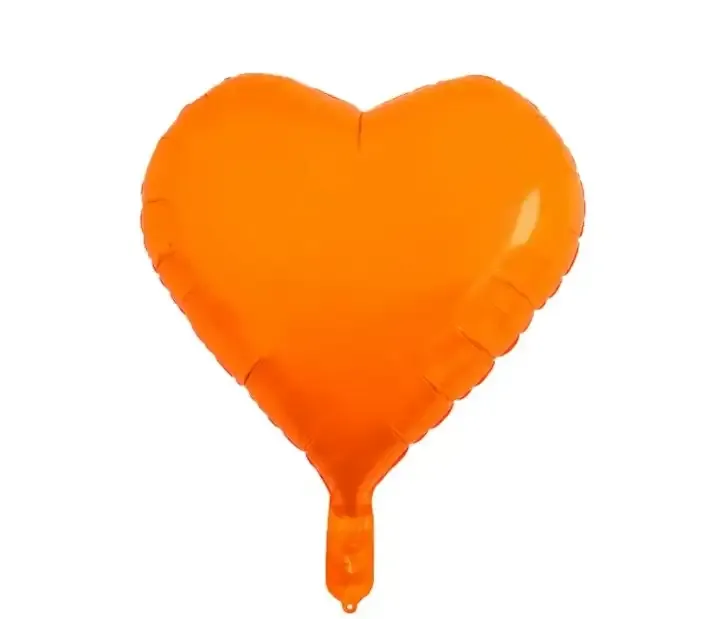 Globo corazon fluo 18 pulgadas  3