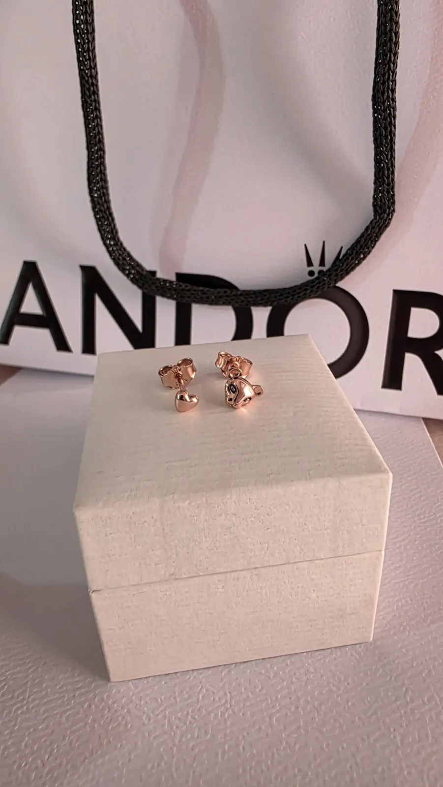 Pandora Rose Lion Princess and Heart Stud Earrings 4