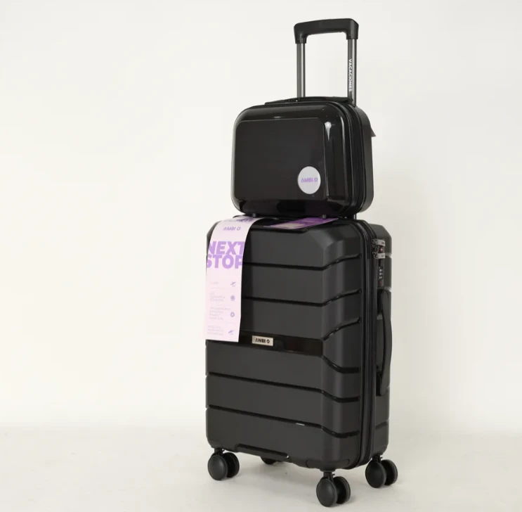 SET DE VALIJAS X 6 IMPERMEABLES, COLOR NEGRO 3