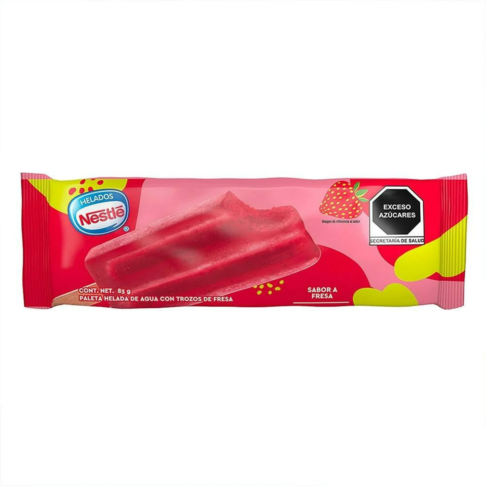 paleta de fresa 83 g nestlé paleta helado