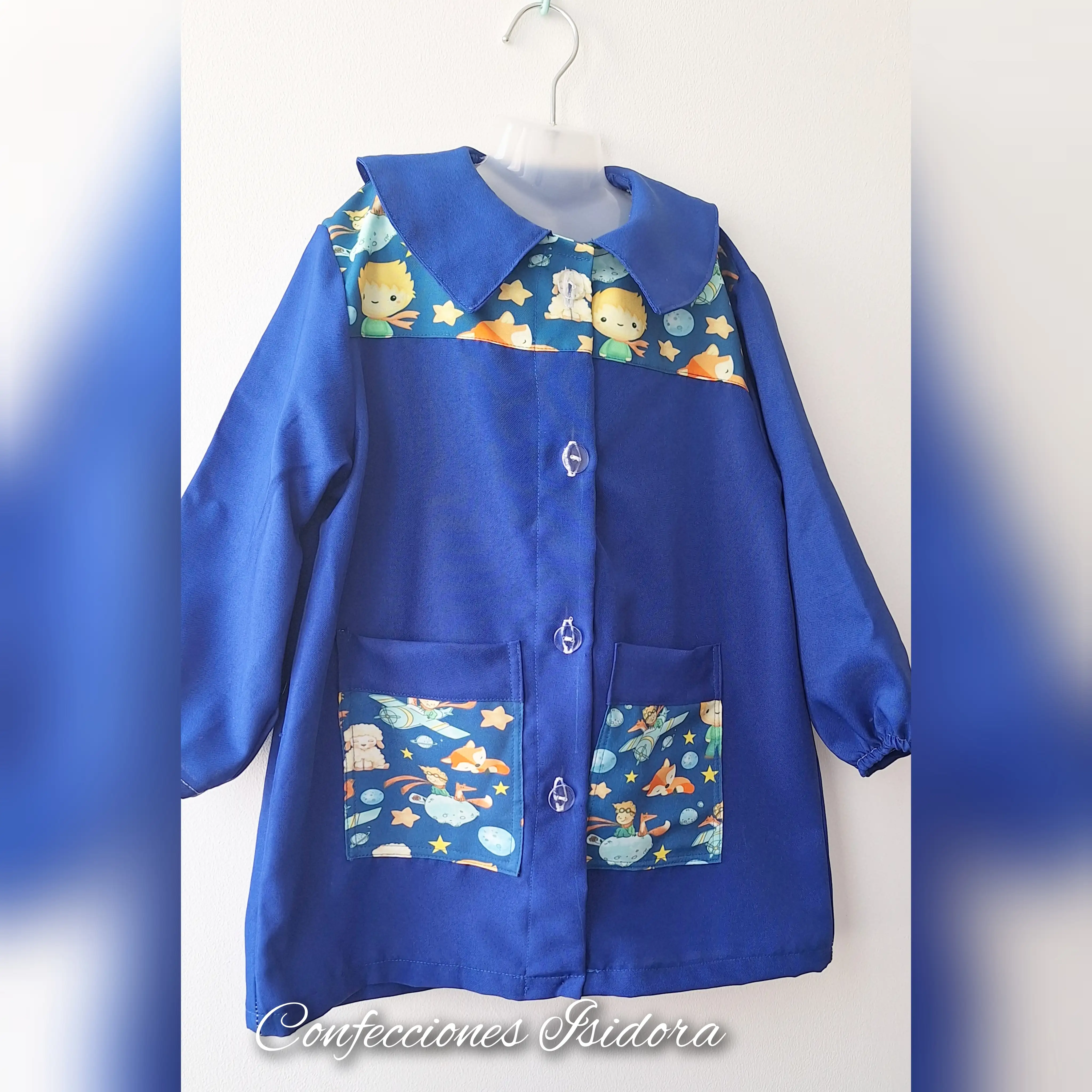 Delantal Principito , Azul rey 3