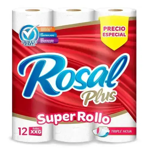 Papel higiénico Rosal x 12