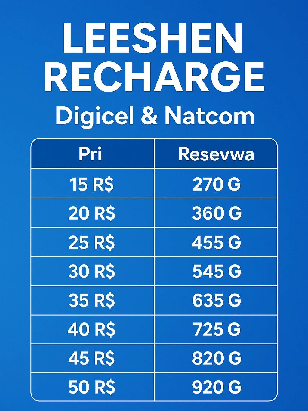 LEESHEN RECHARGE ONLINE  4