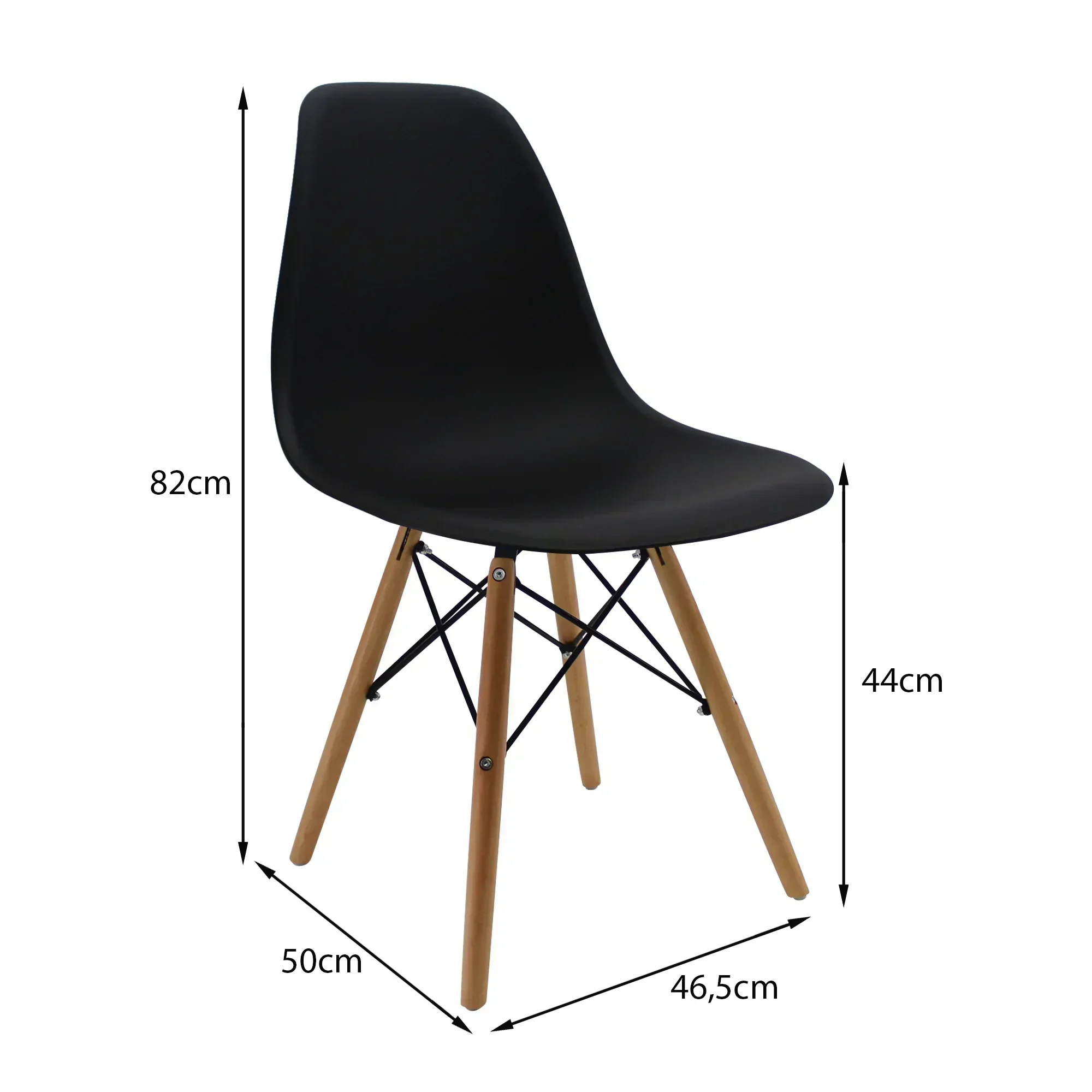 Set x 6 Sillas Eames Minimalista  4