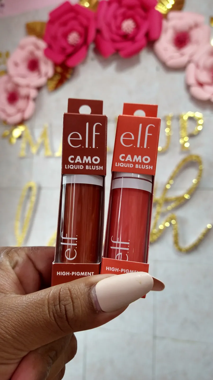Liquid blush camo elf 4