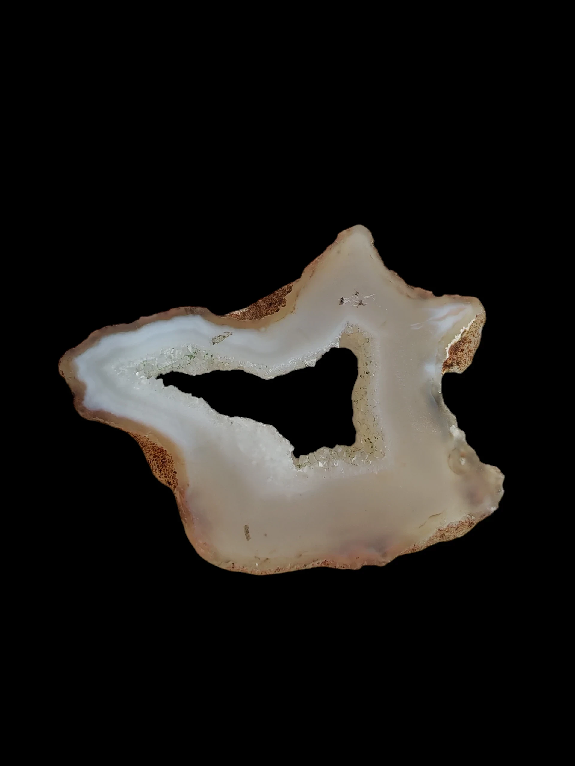 Rodaja de Ágata Drusa Natural Genuina 3