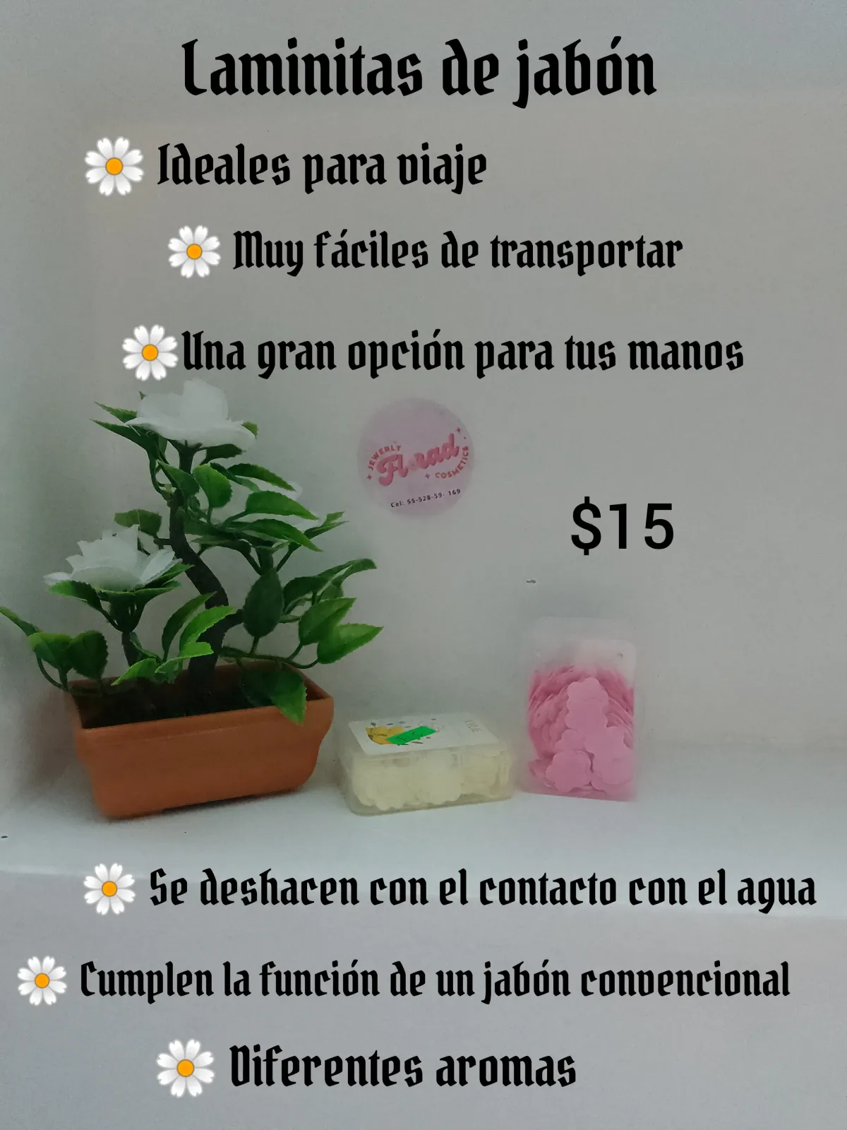 Laminitas de jabón 