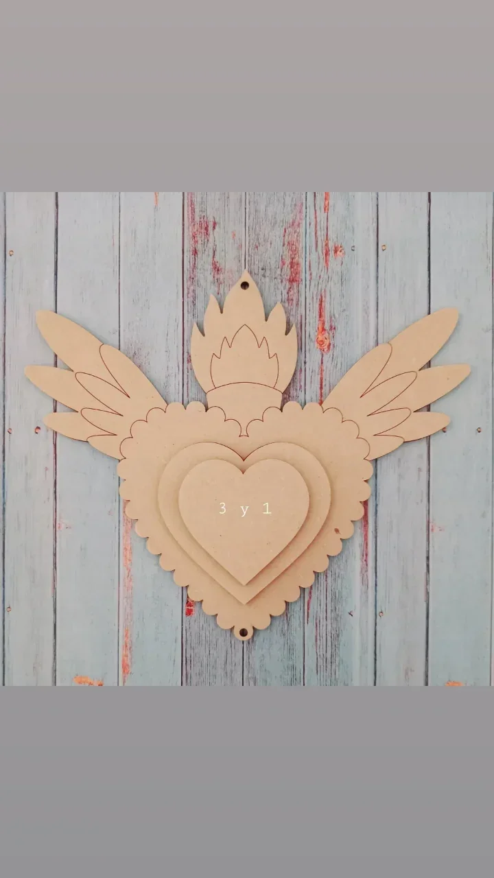 CORAZÓN ALADO FLAMA