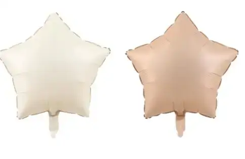 Globo metalizado caramel estrella 18 pulgadas 