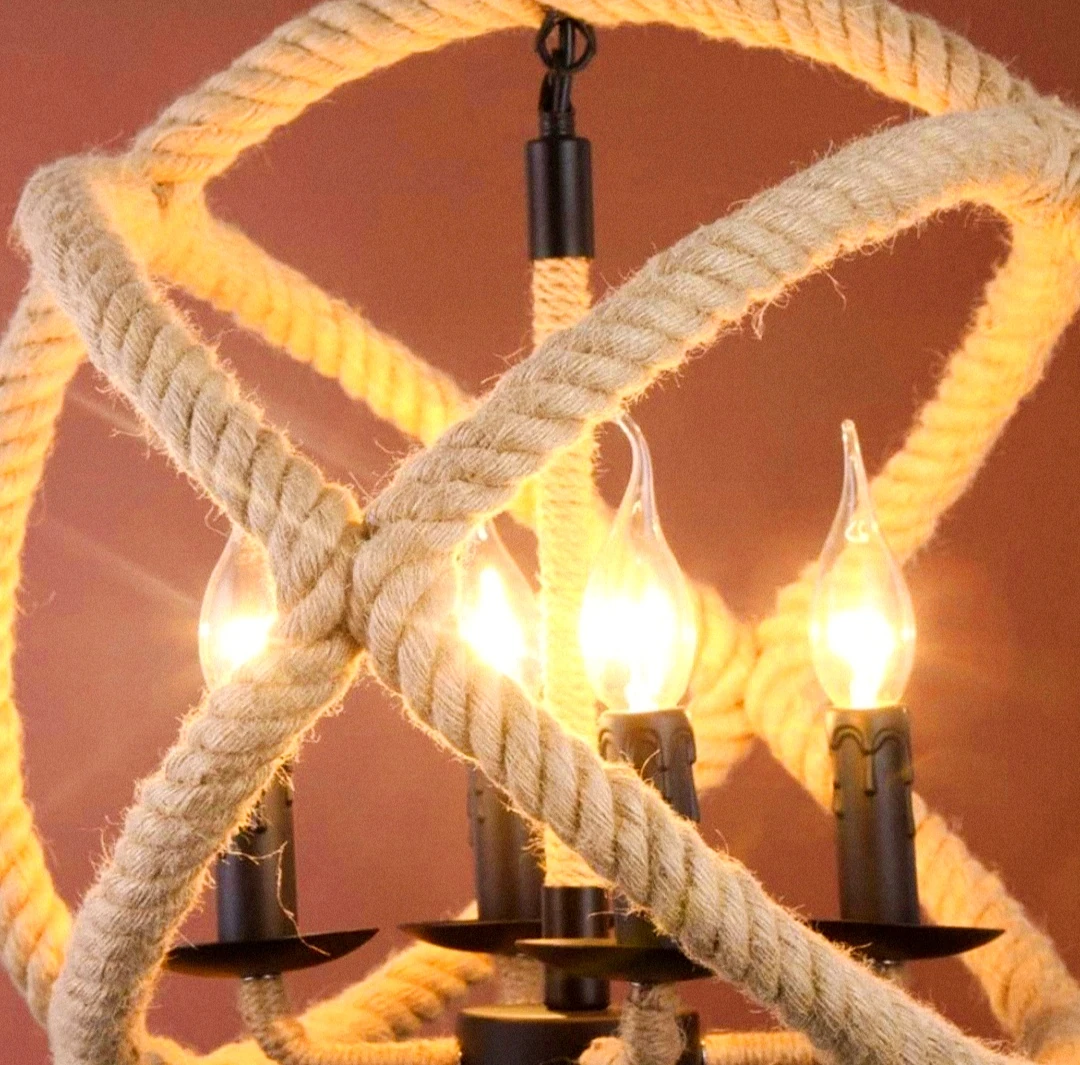 Lámpara Colgante estilo Candelabro 🔱 8