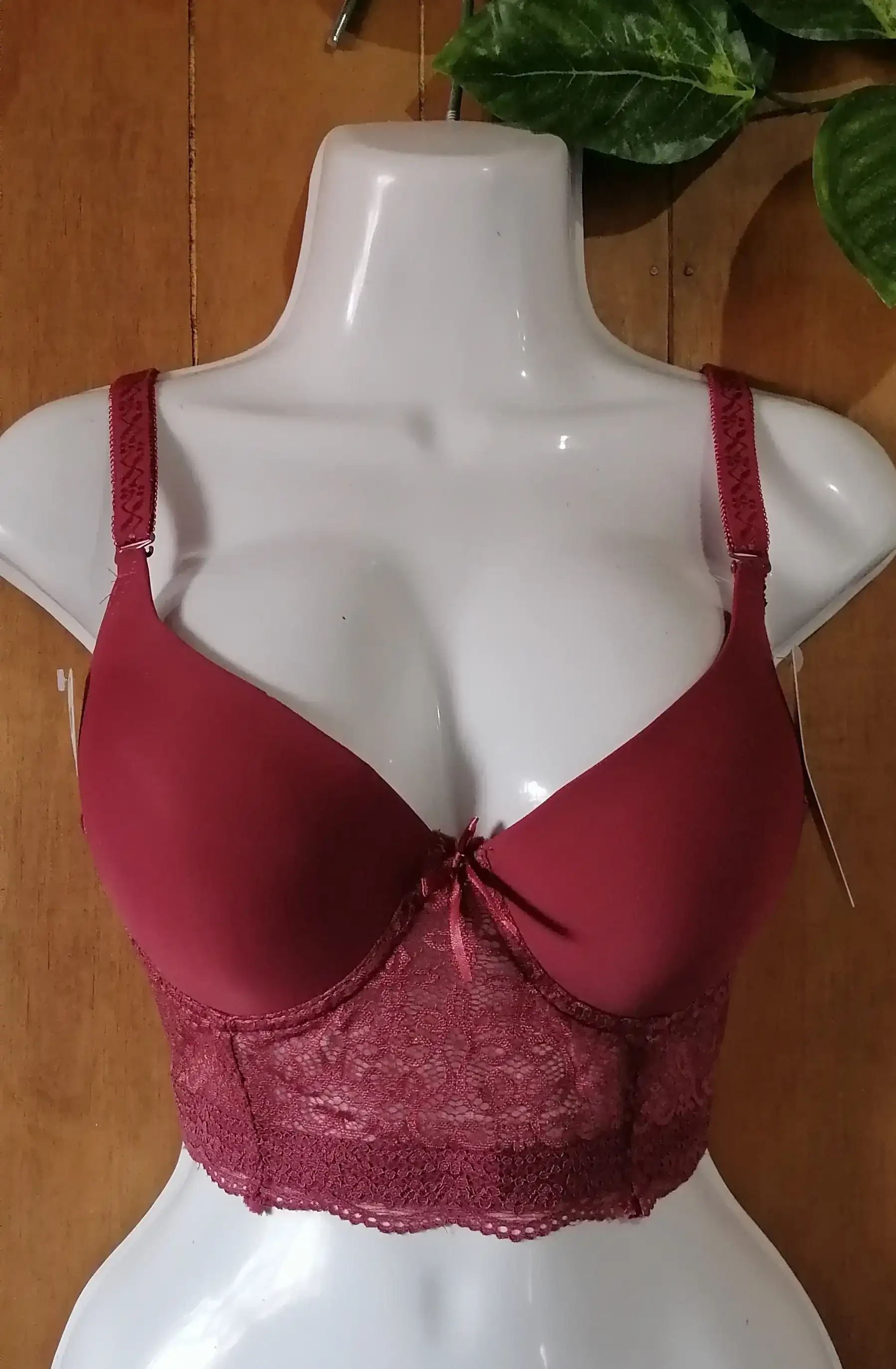 Brasier mauve 38D
