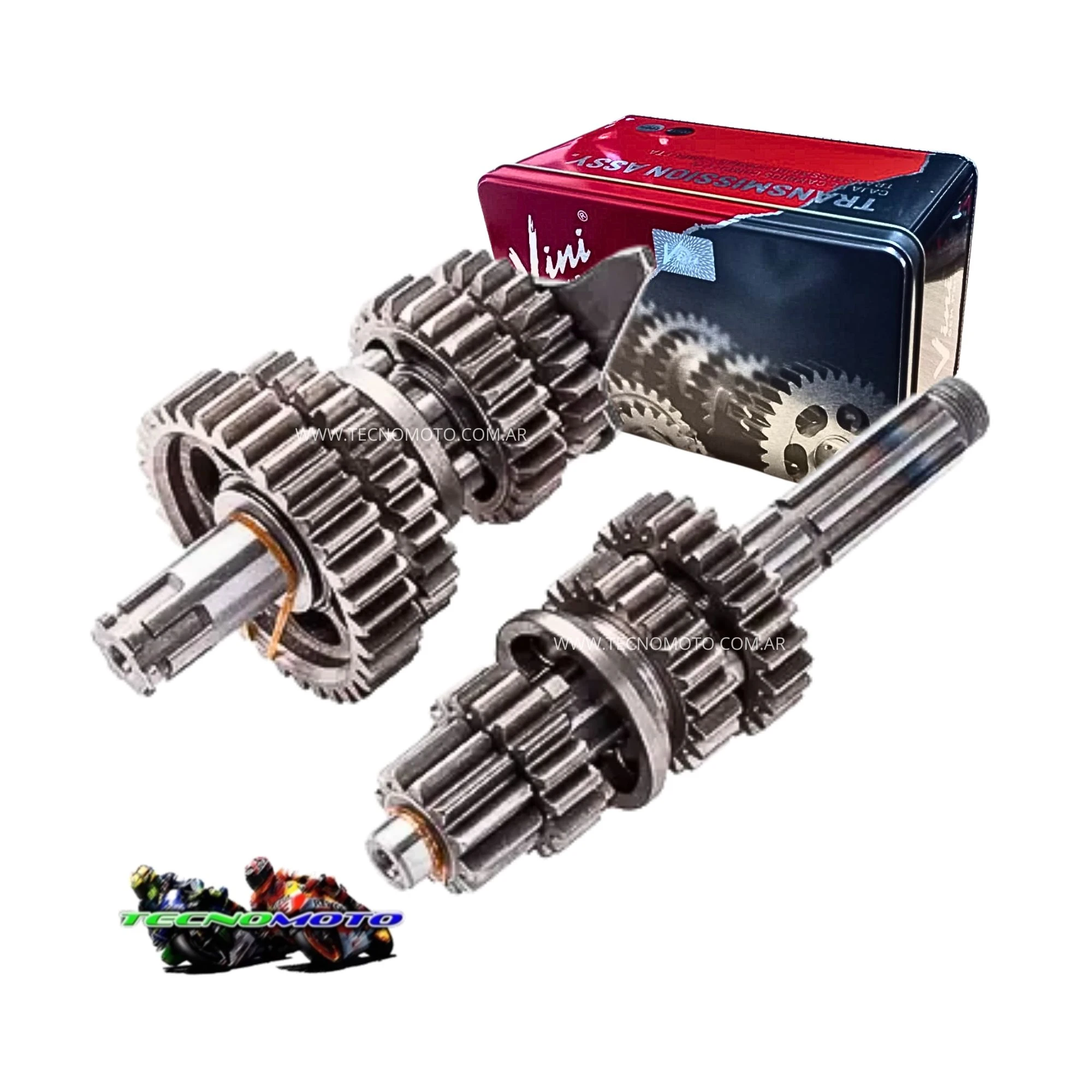 CAJA CAMBIO HONDA 100 BIZ/WAVE LARGA COMPLETA  -50330