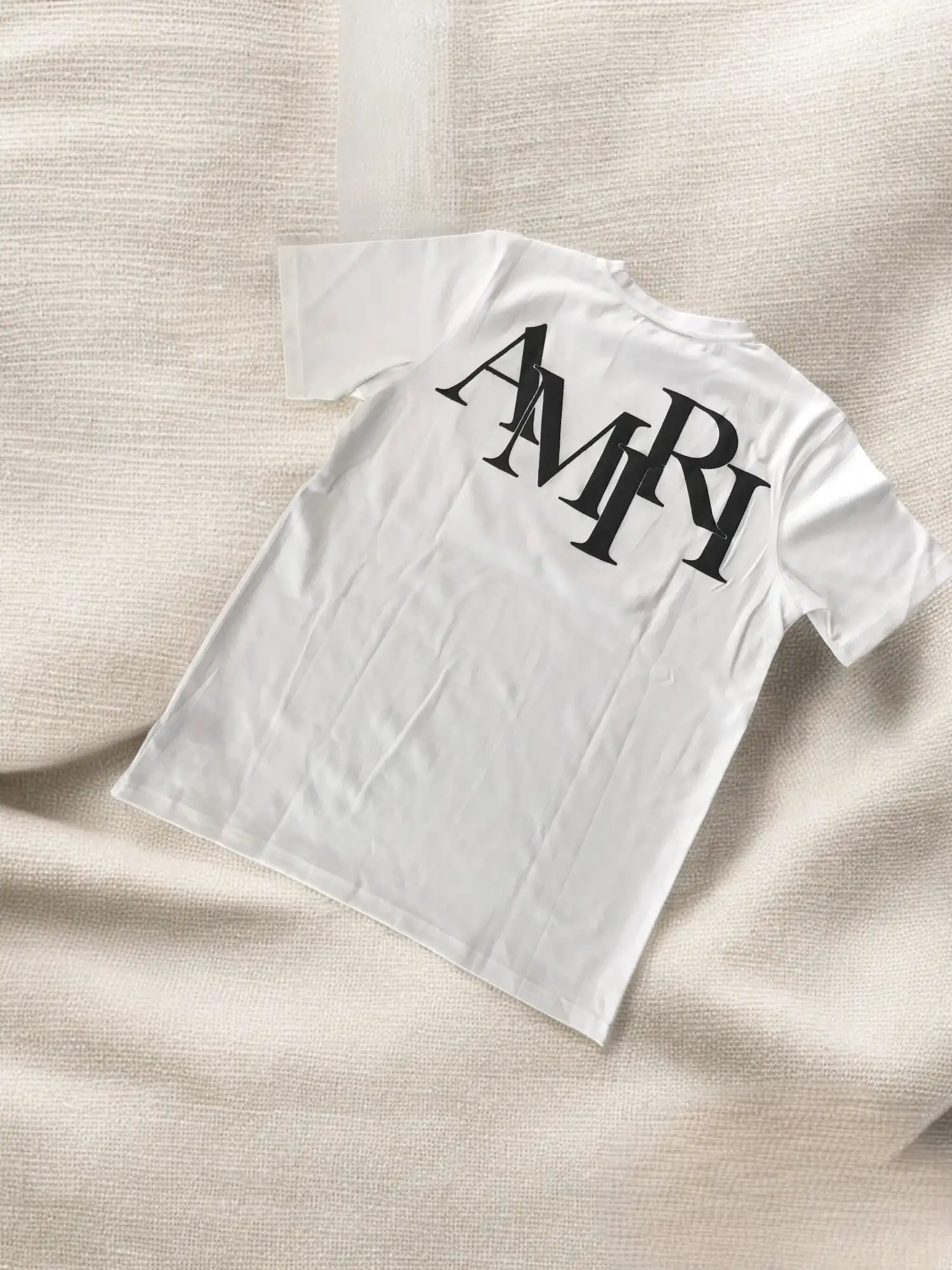 Camiseta Amiri Blanca Black Logo 2