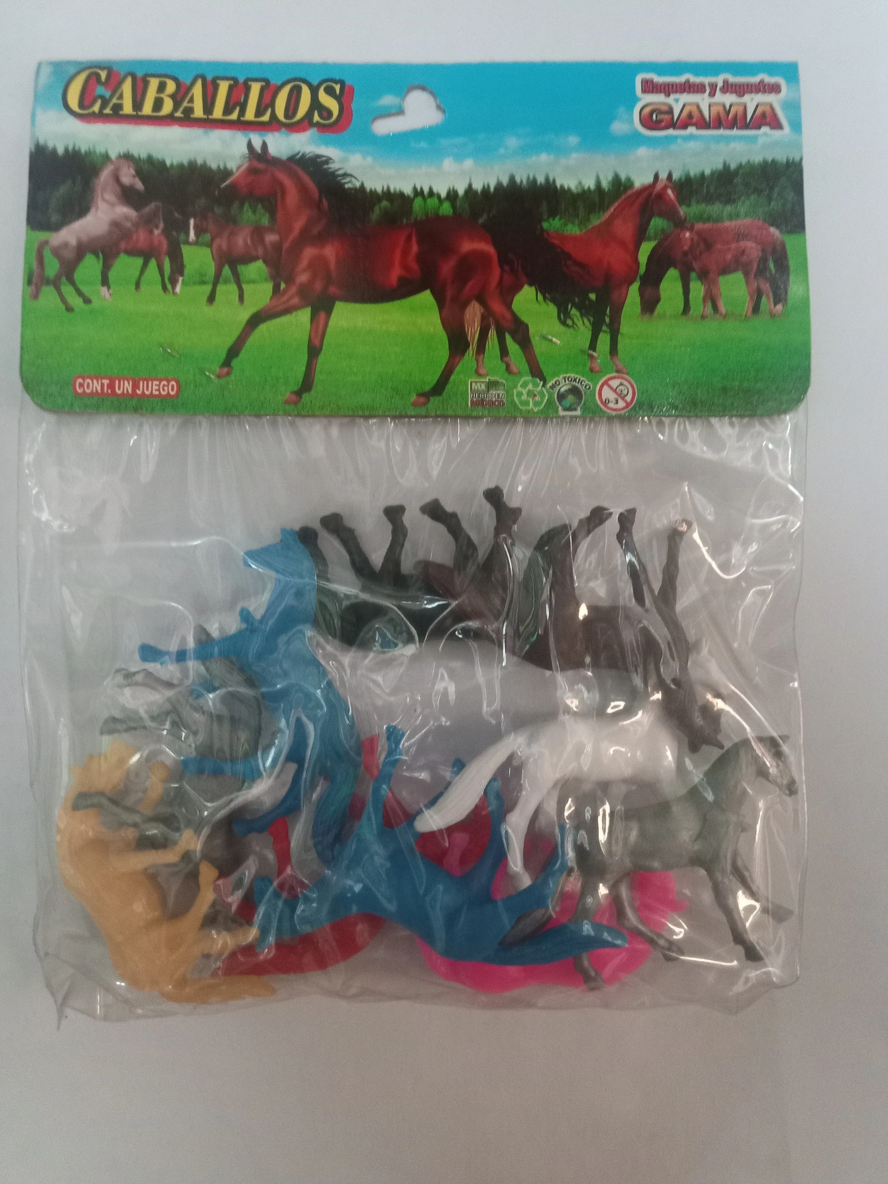 Caballitos de plastico 