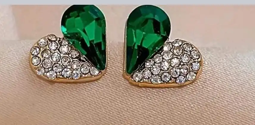 Aretes de corazon 