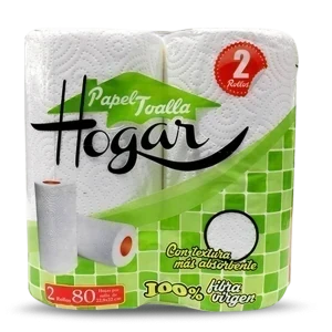 TOALLA HOGAR 2 ROLLOS
