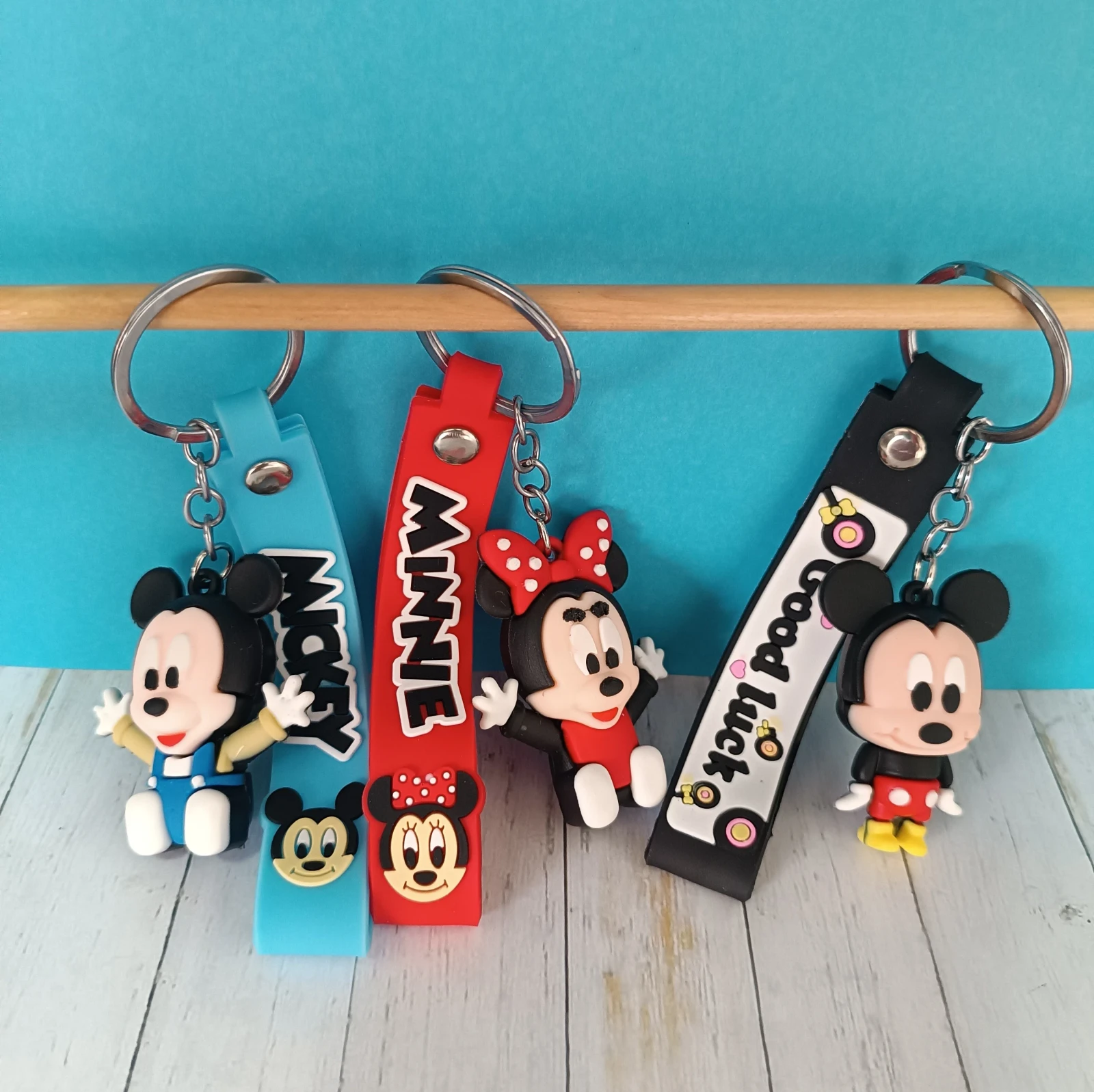 LLAVERO CORREA MINNIE & MICKEY