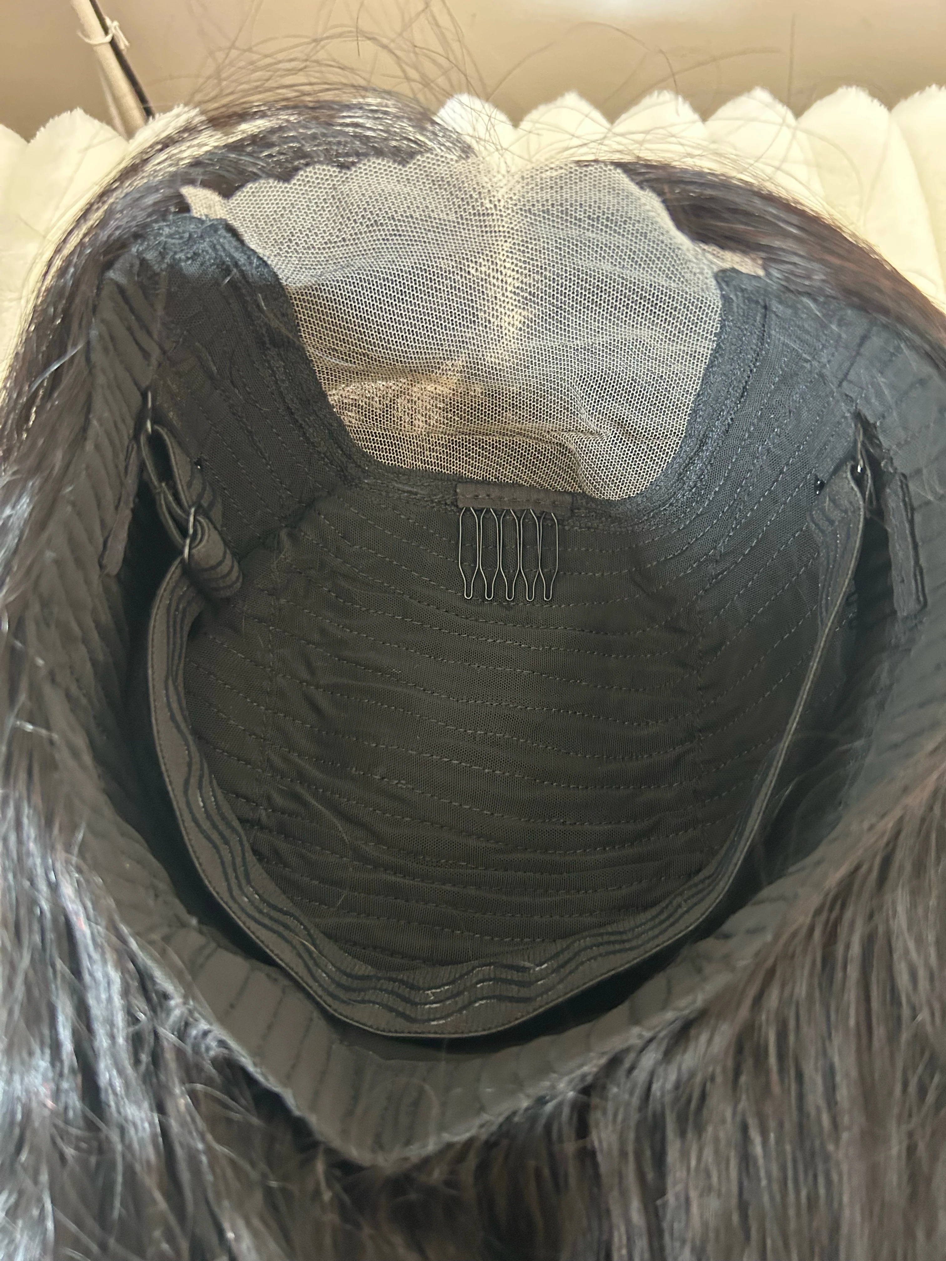 Peluca cabello humano, 14 pulgada densidad alta, frontal 4x4  4