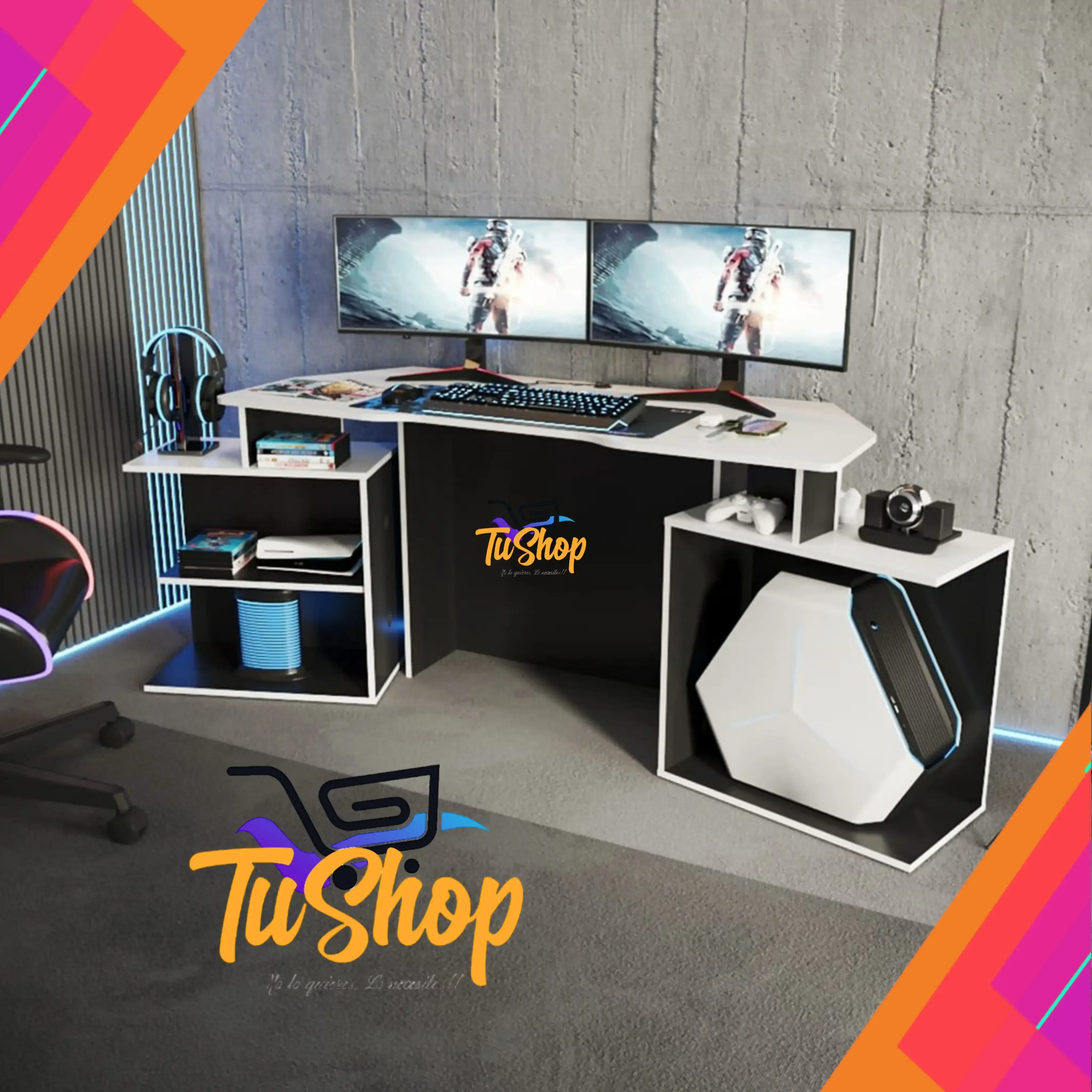 Escritorio Gamer Morfeo 150 Multiform 