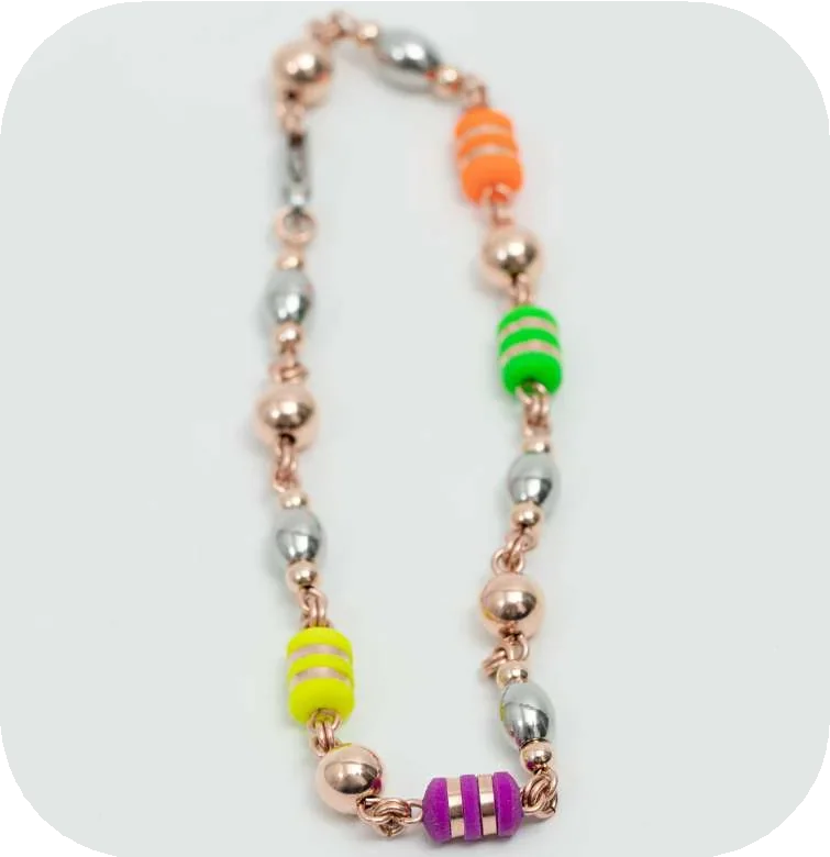 TB-02036312-PULSERA ROSÉ BARRIL DOBLE CINTA ÓVALOS 2