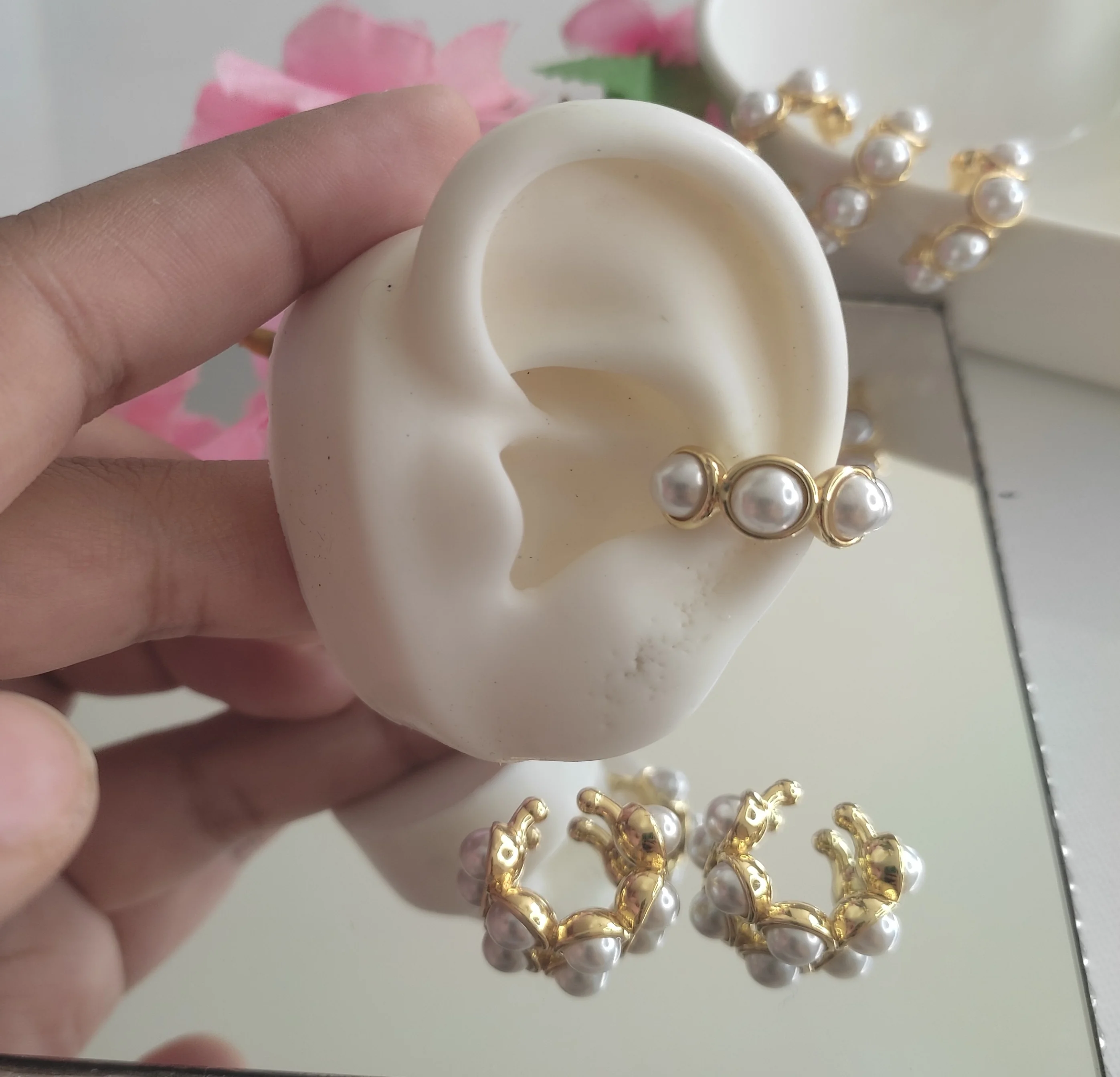 EARCUFF PERLAS