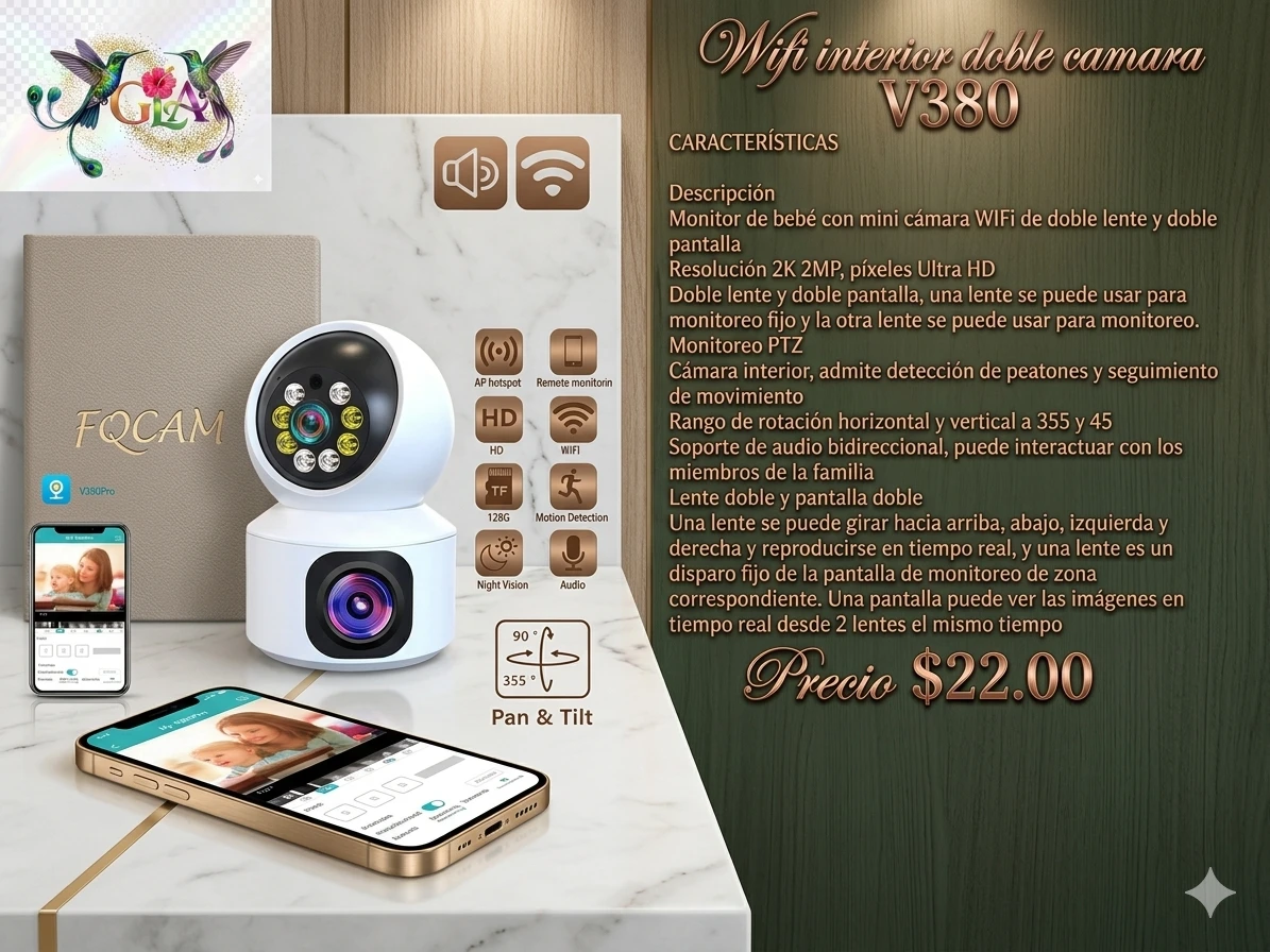 Camara interior v380