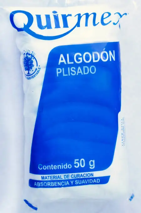 Algodón Plisado no Esterilizado Quirmex 50 gr