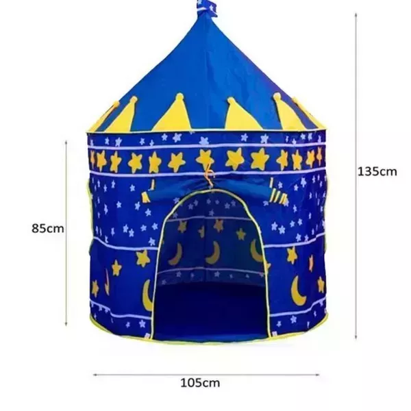 Carpa castillo rosada o azul 3