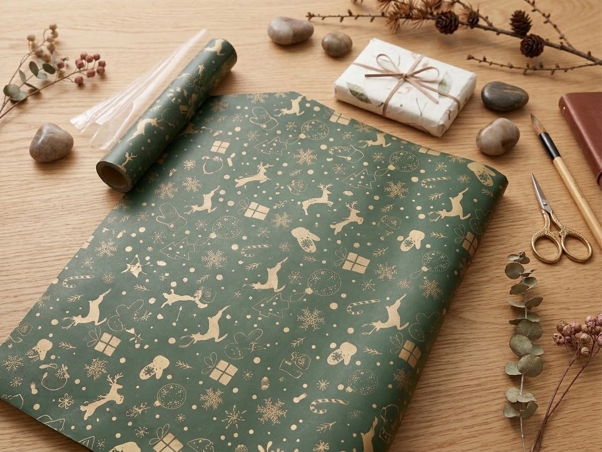 20 pliegos de papek navideño  3