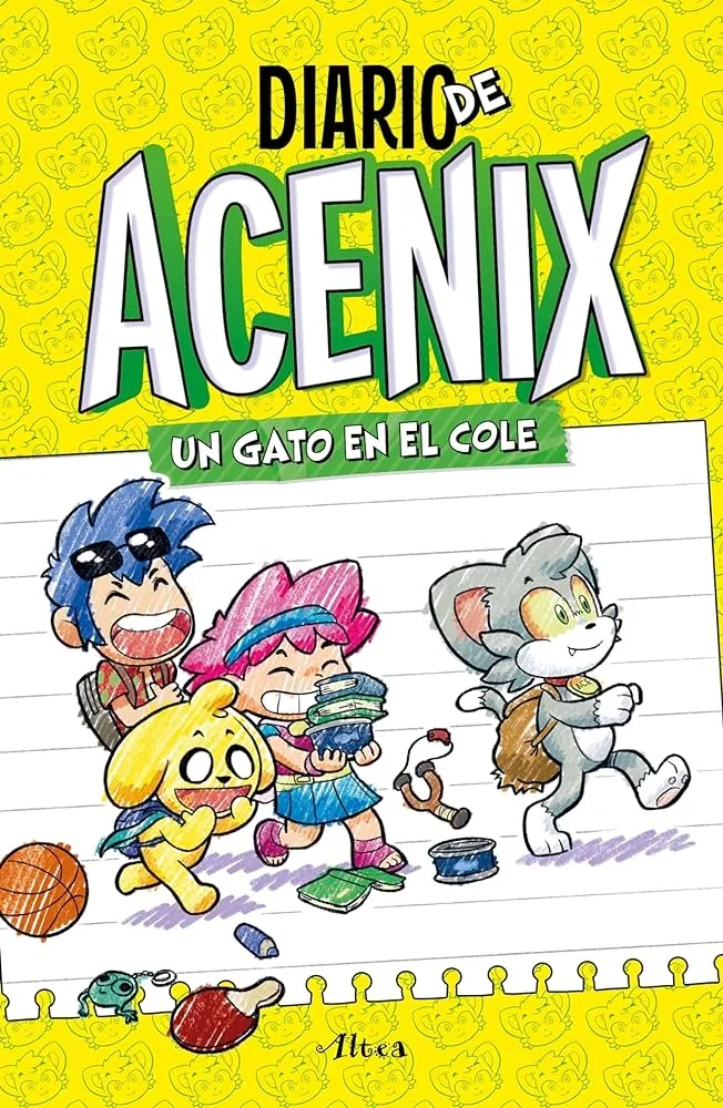 DIARIO DE ACENIX UN GATO EN EL COLE 