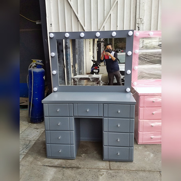 Tocador Hollywood Vanity G2 Repisa Lisa 4
