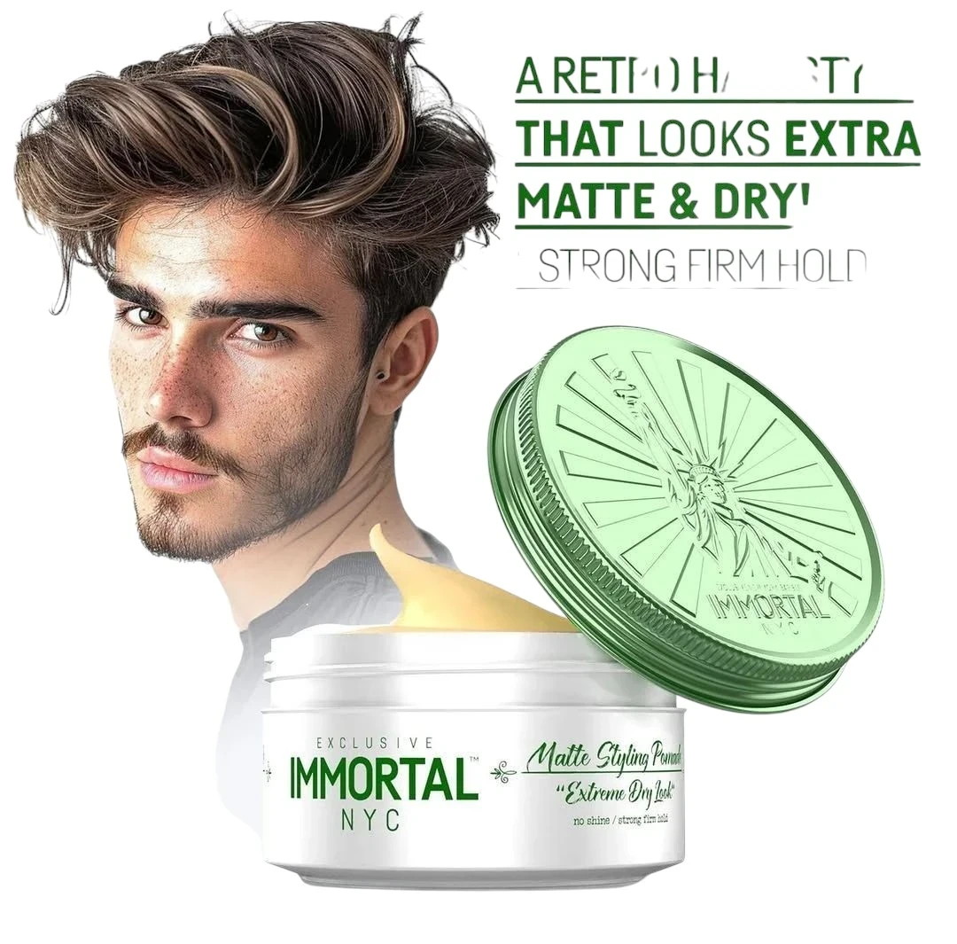 immortal cera capilar x150 ml verde oscuro hair wax