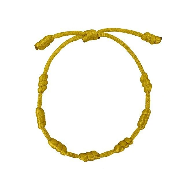 Pulsera Amarilla 7 nudos