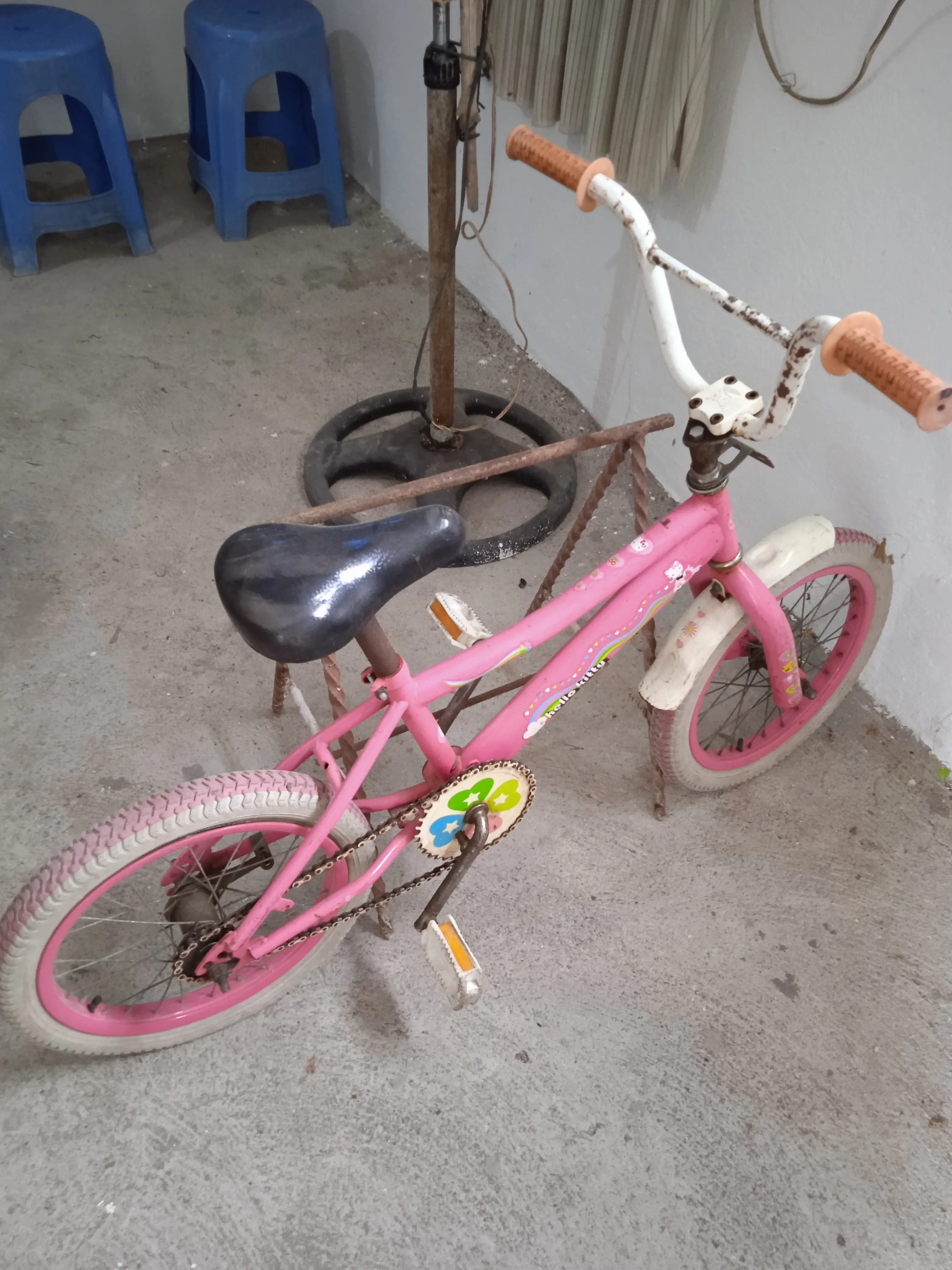 Bicicleta Chica Usada Rodada 16 rosa