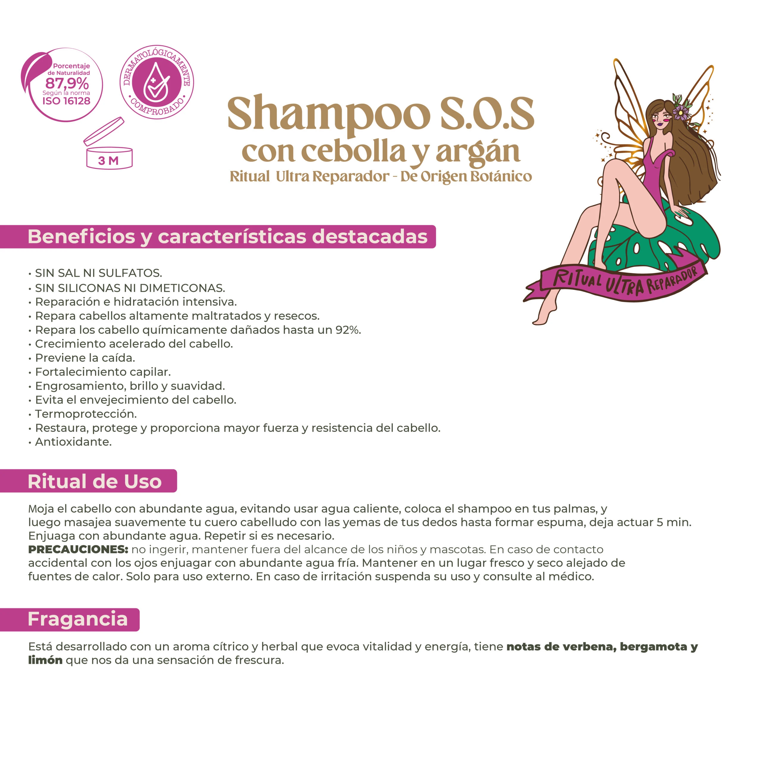 Ritual Botanico Shampoo cebolla y argán  2