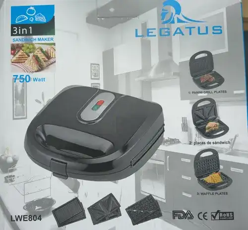 Sandwich maker 3n1