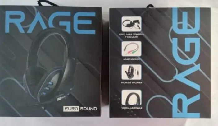 Auricular Gamer Rage