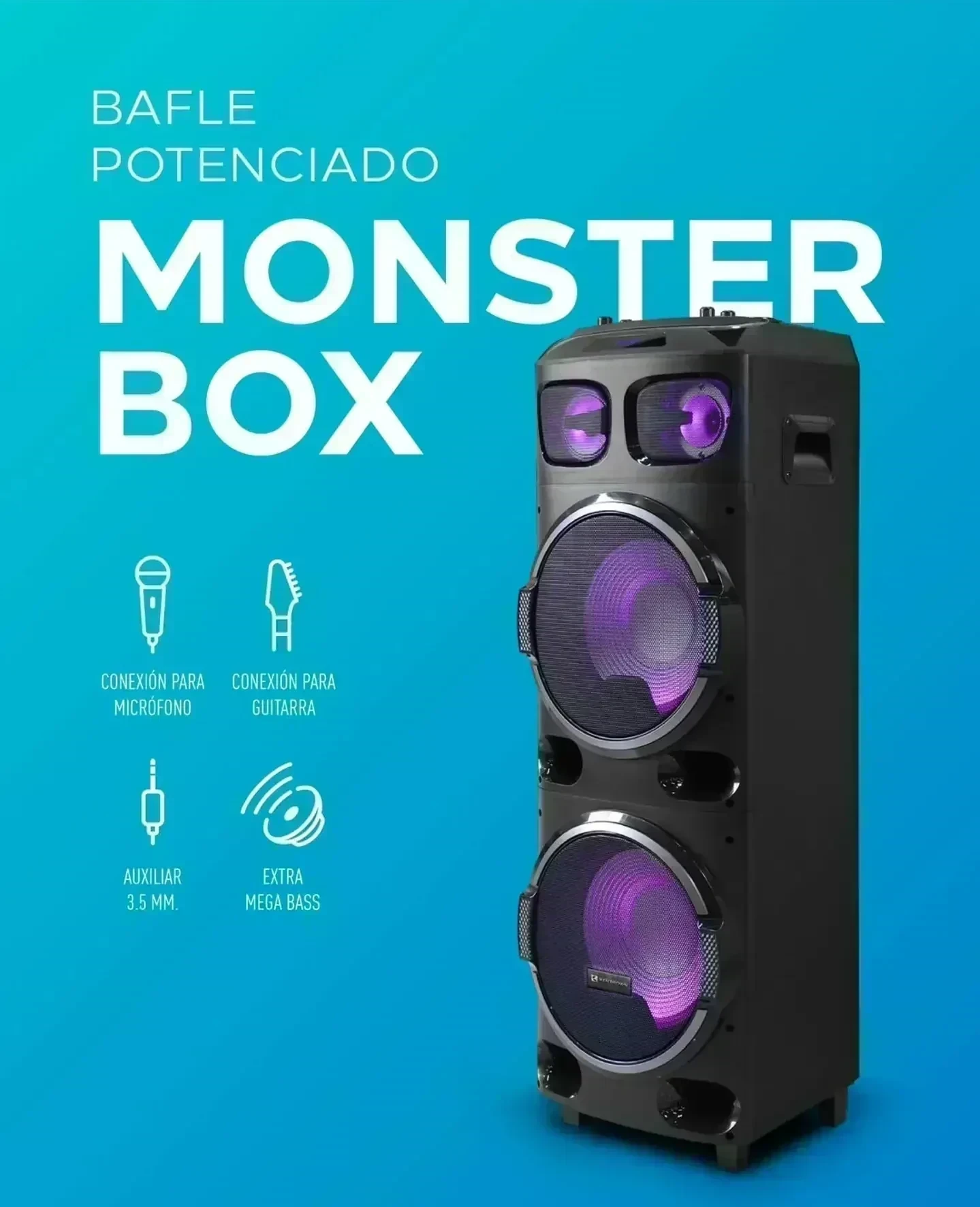 BAFLE KEN BROWN POTENCIADO MONSTERBOX