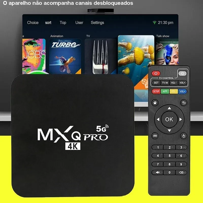 TV Box MXQ Pro 4K 5G Ultra Rapido