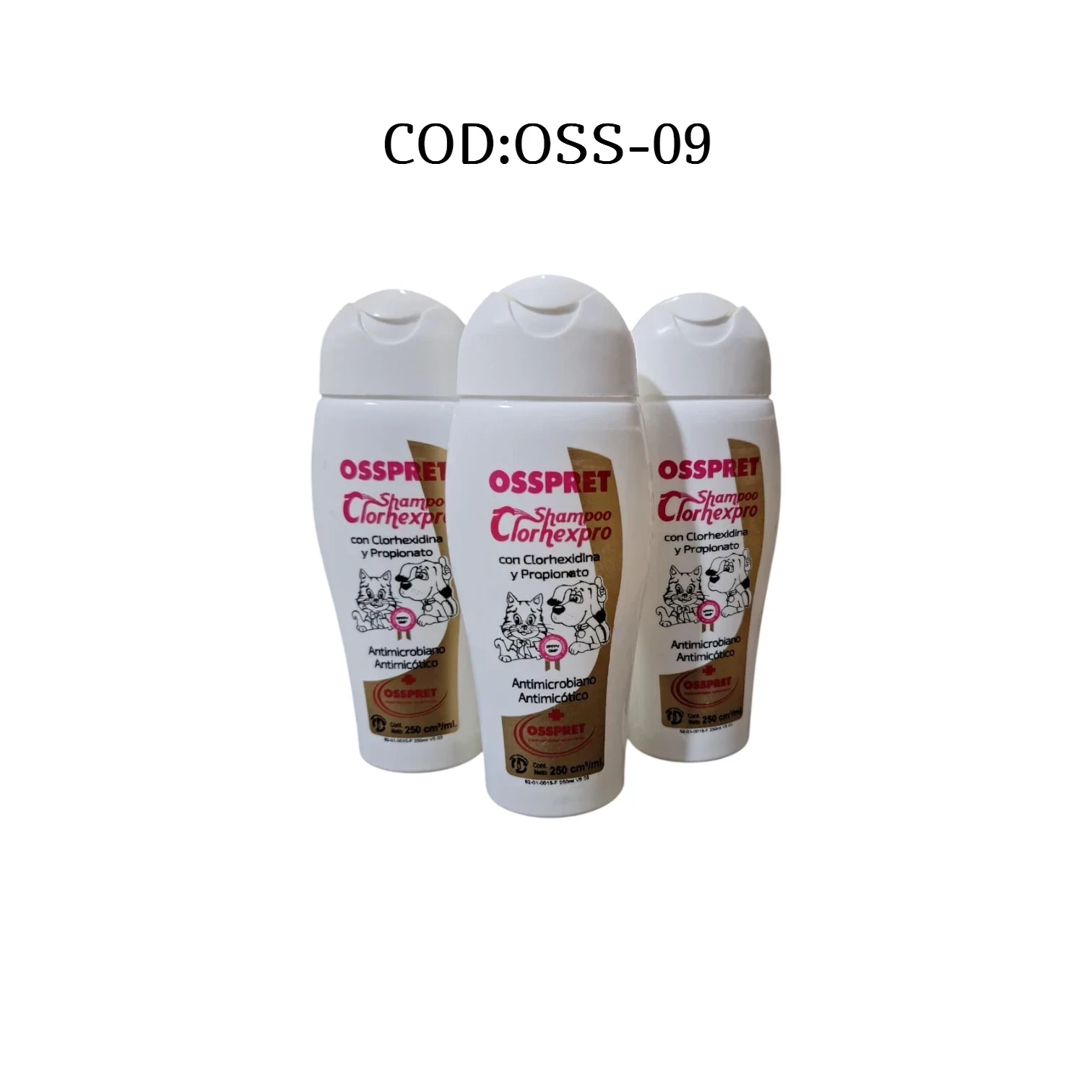 SHAMPOO OSSPRET CLORHEXPRO