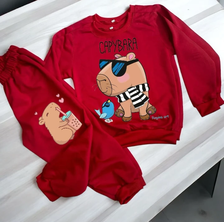 Sudadera capibara niño  3