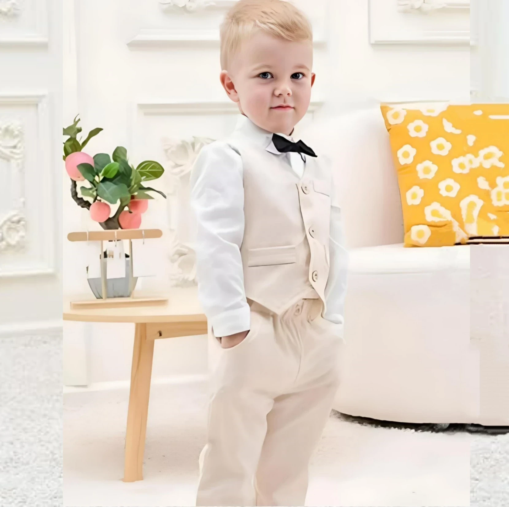 TRAJE ELEGANTE LARGO BL